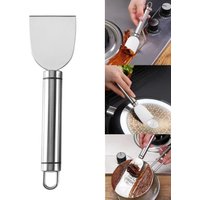 2pcs Heavy Duty Metal Scraper Stubborn Stain Frost Removal Shovel Freezer Stovetop and Floor Cleaning Paint Scrapers Clean Tools