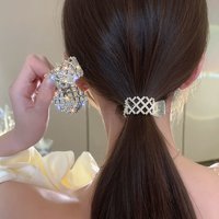 Korean Pearl Crystal Hair Claws Clips Women Geometric Hair Claw Girls Clamps Hair Crab Headband Hairpin Fashion Hair Accessories
