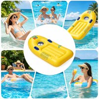 Inflatable Surf Body Board Kids Floating Body Board With Handles Seaside Surf Board For Kids Children Boys Beach Pool Lake Water