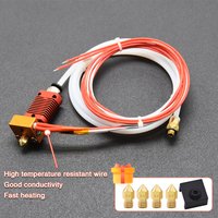 Ender 3 CR 10 Extruder Hotend Kit with Heating Block Nozzle Heater Thermistor for CR10S Pro Ender3 V2 Ender 5 3D Printer Parts