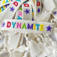DYNAMITE, NORMAL, BUTTER Woven Bracelet Adjustable Tassel Bracelet Statement Gift for KPOP Fans Concert Tour