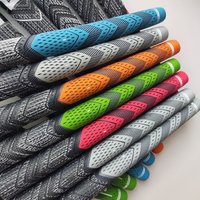 MC PLUS 4 13pcs/Lot Golf Grip Men's Rubber Golf Grips Cotton Yarn Golf Club Grips Iron and Wood Standard/Midsize Grip Universal