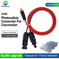 Portable Power Station Drone FPV Solar Generator Cable XT60 PV Connector Adapter 12AWG for Solar Energy Systems