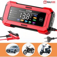 Car Battery Charger LED Display Motorcycle Battery Charging 6A 12V Battery Charger for Car Motorcycle for Unit Lead-Acid Repair
