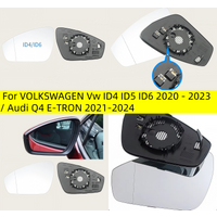 For VOLKSWAGEN Vw ID4 ID5 ID6 2020 - 2023 / Audi Q4 E-TRON 2021-2024 Left/Right Side Heated Mirror Glass Rearview Mirror Glass