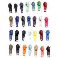 50 teile/los Auto Lock Reiß verschluss Schieber egler für 3 # Nylon Reiß verschluss, DIY Reiß verschluss Puller Köpfe für das Nähen Schneider Werkzeuge bunte 25 Farben