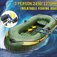 {YY30} PVC Inflatable Seat Air Cushion Mat Waterproof Inflatable Fishing Boat Cushion