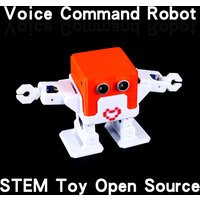 Voice Control Otto Robot For Arduino Diy Kit Gifts STEM Educational Toys Maker Open Source Project
