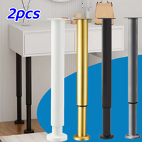 2PCS can increase the height of furniture extendable table legs support table legs, suitable for sofas cabinets and table sofa