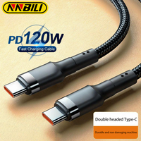 NNBILI 120W Fast Charge Cable PD Quick Charging High Quality USB C TO USB Type C Cable For iPhone Xiaomi 17 Plus Pro Max Huawei