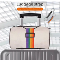 1/2Pcs Versatile Luggage Elastic Strap Portable Adjustable Luggage Connector Straps Travel Suitcase Fixed Strap