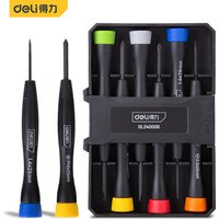 Screwdriver Set Precision Repair Tool Kit with 6 Different Size Slotted and Philips Screwdrivers for Eyeglass Jewelry Watch