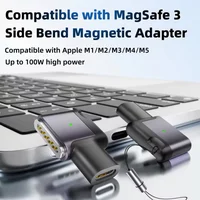 2026 New PD 100W Type-C to MagSafe 3 Magnetic Fast Charging Adapter Compatible with MacBook Air / Pro M1 M2 M3 M4 M5
