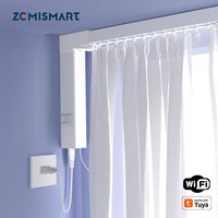 Zemismart WiFi Curtain Motor z niestandardową elektryczną torową RF Zdalna praca z aplikacją Tuya Alexa Google Home Yandex Alice Voice