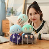 10cm 2 teile/los zufällig Schleim Anhänger Anime Genshin Auswirkungen Original Spiel Cosplay Tasche Decro Schlüssel bund billiges Spielzeug Geschenk