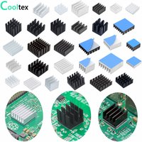 Mini Aluminum Heatsink Radiator for Electronic RAM MOS IC Chip Raspberry Pi Cooling With Thermal Conductive Tape