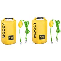 Moocy Tow Rope Sand Sack 2-In-1 Sand Anchor Waterproof Dry Bag With Adjustable Buoy For Kayak Jet Ski Rowing