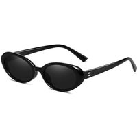 Hot Sale 1pcs Vintage Oval Sunglasses Women Luxury Designer Small Retro Black Red Sun Glasses Ladies Goggle
