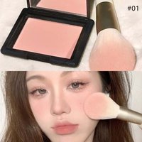 Monochrome Matte Blusher Palette Long Waterproof Low Saturation Facial Rouge Powder Natural Cheek Color Brightening Face Makeup