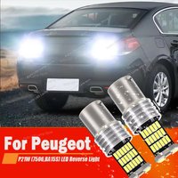2PCS LED Reverse Light Backup Blubs 1156 Lamp For Peugeot 106 1007 206 207 2008 306 307 308 SW 406 407 607 806 807 508 5008