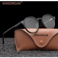 KINGDREAM Round Blue Light Blocking Glasses Transparent Anti-Blue Ray Eyeglasses for Men Women Daliy Phone Computer Eyeglasses