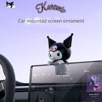 Genuine Sanrio Large Kuromi Hello Kitty Doll Car Central Control Screen Kawaii Ornaments Car Special Cute Car Decorations Gift