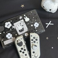 Anime Switch 2 Glitter Transparent Protective Case for Nintendo Switch 2/OLED/Lite Host Controllers Joy-Con Console Accessories