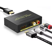 4K HDMI Audio Splitter Extractor Stereo HDMI to HDMI and Optical TOSLINK SPDIF + 3.5mm Stereo Audio Extractor For PC PS4 TV DVD