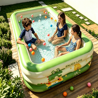 Inflatable Swimming Pool Large Foldable Swimming Pool Indoor Outdoor Household Garden Bathtub Water Play Toy Adult Party Gifts