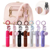 1 PCS Plush Perfume Spray Bottle Key Chain, Reusable Portable Mini Dispenser, Plush Key Chain For Women's Daily Travel
