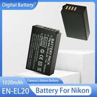 EN-EL20 Battery 1020mAh Rechargeable Batteries for Nikon Coolpix P950,P1000,DL24-500,Coolpix A,1 AW1,1 J1,1 J2,1 J3,1 S1 Camera