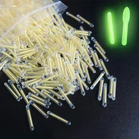 100Pcs Light Night Fishing Float 2.2/4.5mm Dark Glow Stick Rod Lights Useful Fishing Fluorescent Lightstick Fishing Tackle