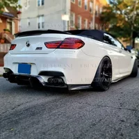 For BMW M6 F12 F13 F06 4 and 2 Doors Carbon Fiber Look Rear Boot Wing Spoiler Rear Roof Spoiler Wing Trunk Lip Boot Car Styling
