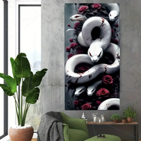 Rose Snake DIY 5D Diamond Painting Full Diamond with Digital Set Home Fashion Diamond Painting Kit