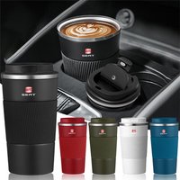 510ml Double Layer Vacuum Insulation Cup Coffee Cup Office Mug For SEAT Mk1 Mk2 Mk3 Tarraco Exeo Arosa Toledo Formentor Valve