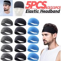 Elastic Sports Headbands Sweat Absorption Headdress Quick Dry Workout Headband Anti-slip Breathable Sweatbands for Yoga Running