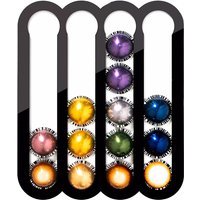 Black Acrylic Capsule Holder Kitchen Desktop Pod Holder Kitchen White Coffee Capsule Rack Coffee Set For Vertuoline Capsules