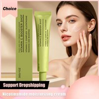 Nicotinamide Whitening Face Cream Anti-Aging Sooth Dry Rough Boosts Skin Elasticity Evens Skin Tone Vitamin E Facial Moisturizer