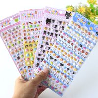 1PC 3D Mini Bean Stickers Handmade Puzzle Decoration Student Reward Stickers Stationery Decorative Stickers Gift Stickers