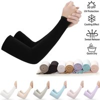 Unisex Arm Guards Sleeve Warmers UV Sun Protection Sports Support Sleeves Hand Cover for Running Fishing Cycling
