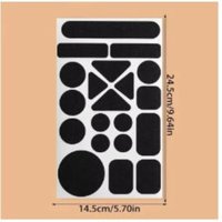 1pcs Universal Black Self-Adhesive Fabric Repair Patch (2-Piece) – No-Cut Instant Fix For Down Jackets & Coats