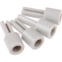 Hot!2/4pcs Mixer Potentiometer Lengthening Shaft Grey Plastic Extension Shaft