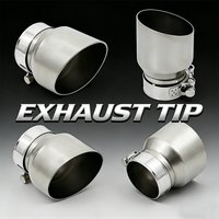 4Pcs 304 Stainless Steel Replace Exhaust Tips Muffler Tailpipe End Pipe For BMW F87 M2 F80 M3 F82 F83 M4
