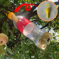 2pcs Outdoor Wasp Trap Hanging Fly Catcher For Beekeeping Pest Control Supplies Heavy Duty Effective Easy