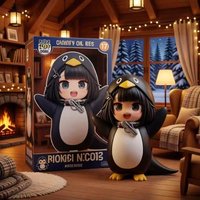 In Stock Arknights Endfield Penguin Administrator Cute Version Figure Anime Doll Desktop Decoration Model Toy Birthday Gift