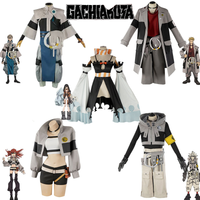 GACHIAKUTA Rudo Zanka Liglaze Enjin Amo Cosplay Costume Coat Pants Short Dress Full Set Accessories Battle Suit Halloween Outfit