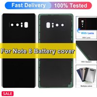 Back Cover For Samsung Galaxy note 8 N950 N950F N9500 Back Door Replacement Hard Battery Case Rear Housing Cover With Adhesive