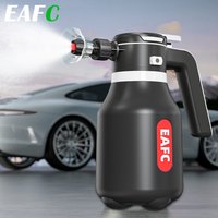 EAFC 2000ML Pulvérisateur de mousse électrique, pistolet de lavage de voiture, canon à mousse rechargeable sans fil, outil de nettoyage automobile 60 ° Portée du pulvérisateur