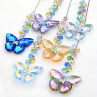 6PCS Crystal Butterfly Dream Catcher - Rainbow Maker Sun Catcher for Window, Indoor Outdoor Garden Decor, Gift for Her