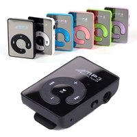 C Key Portable HiFi Mini Clip USB MP3 Player Walkman Music Support Micro SD TF Card Expandable Up To 16GB Outdoor Sports Walkman